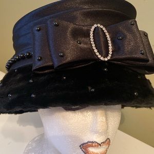 Beautiful Black Winter Hat by Ms.Divine